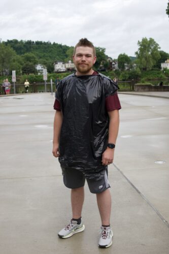 Dusty Butler Wasn't Letting A Little Rain Keep Him From His First Half Marathon